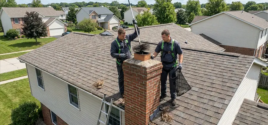 Bird Removal From Chimney in Ypsilanti
